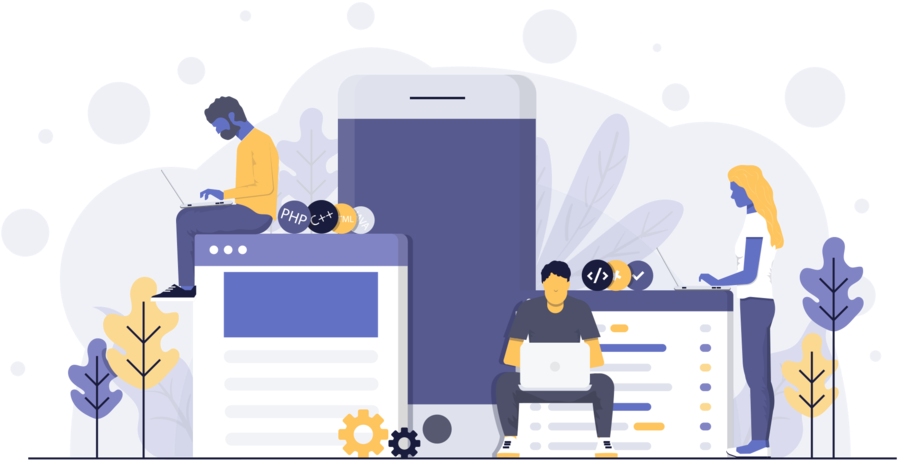 Provide Complete Maintenance - Corporate Flat Design Clipart (1000x508), Png Download