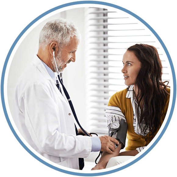 Resolving Doctor Disagreements - Doctor And Patient Clipart (580x580), Png Download