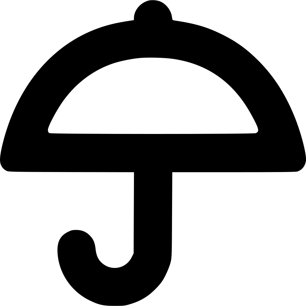 Umbrella Safety Safe Rain Weather Protection Comments - Sign Clipart (980x980), Png Download