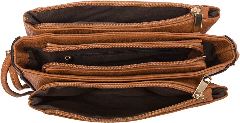 Anna Orange Tan Crossbody Womens Handbag - Suede Clipart (850x850), Png Download