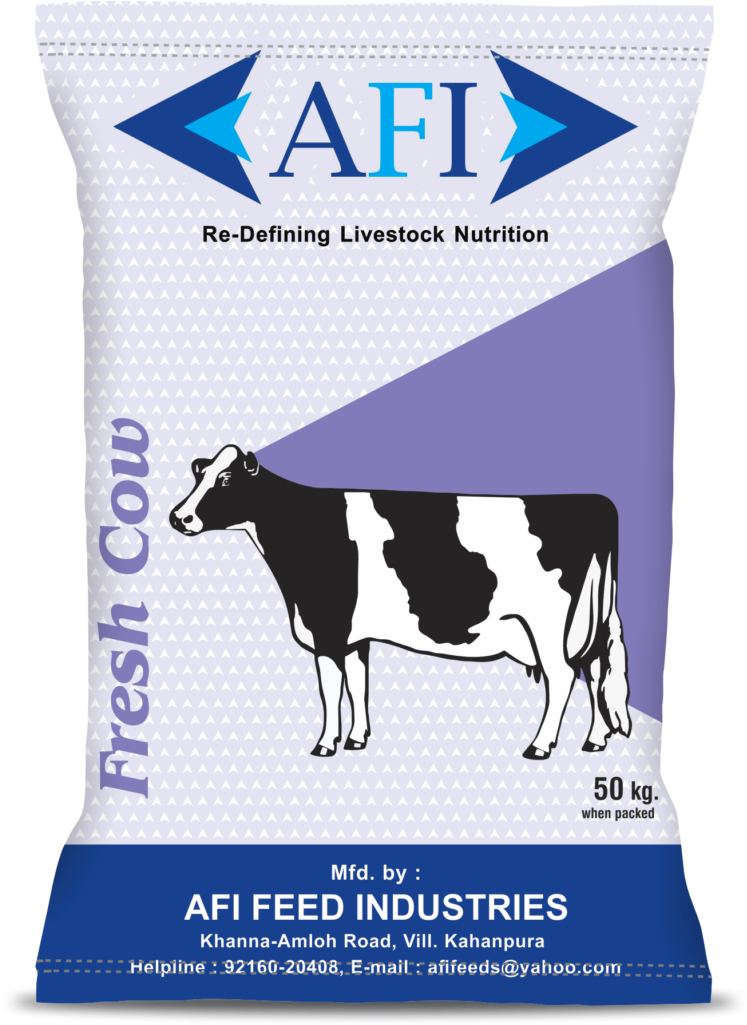 Afi Fresh Cow - Cow Feed Logo Clipart (753x1024), Png Download