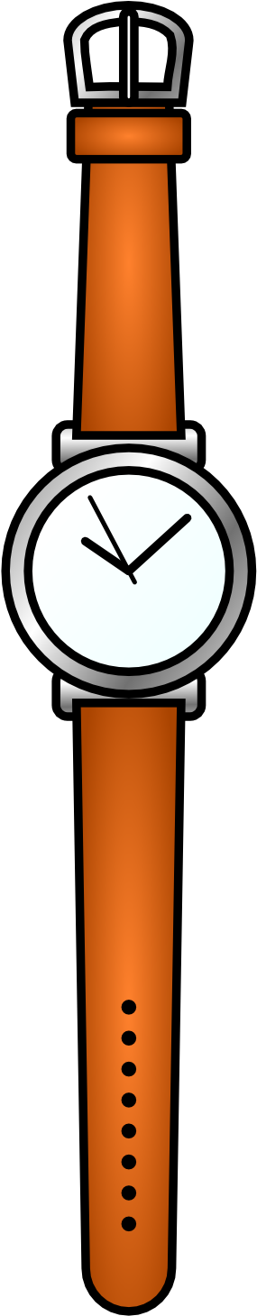 Watches Clipart - Wrist Watch Clipart - Png Download (327x1530), Png Download
