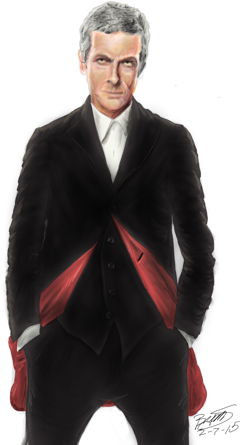 Twelfth Doctor Png - Tuxedo Clipart (1024x1644), Png Download