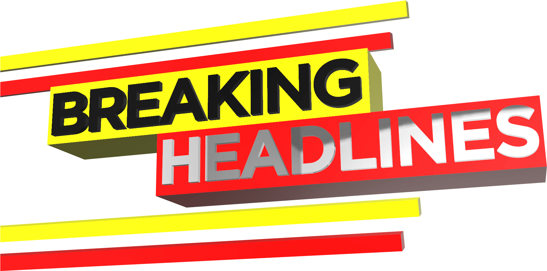 Free News Studio 3d Design And Breaking News Text Download - Breaking News Headline Png Clipart (1920x1080), Png Download