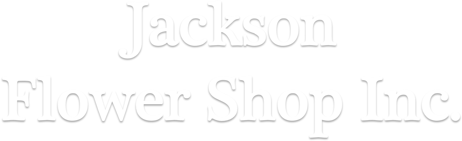 Jackson Flower Shop Inc - Calligraphy Clipart (1728x679), Png Download
