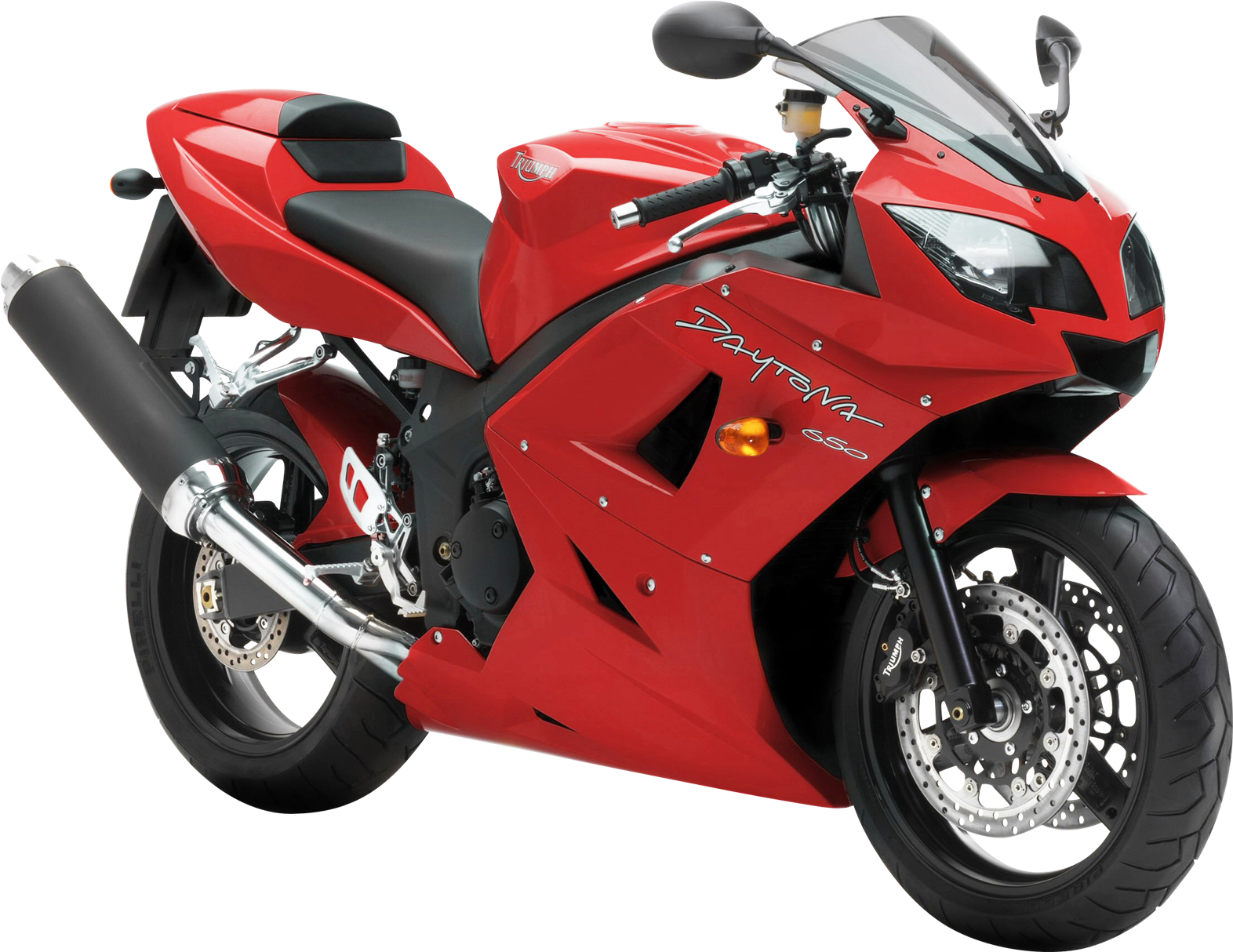 Sports Bike Png Image File - Triumph Daytona 2005 Clipart (1666x1314), Png Download