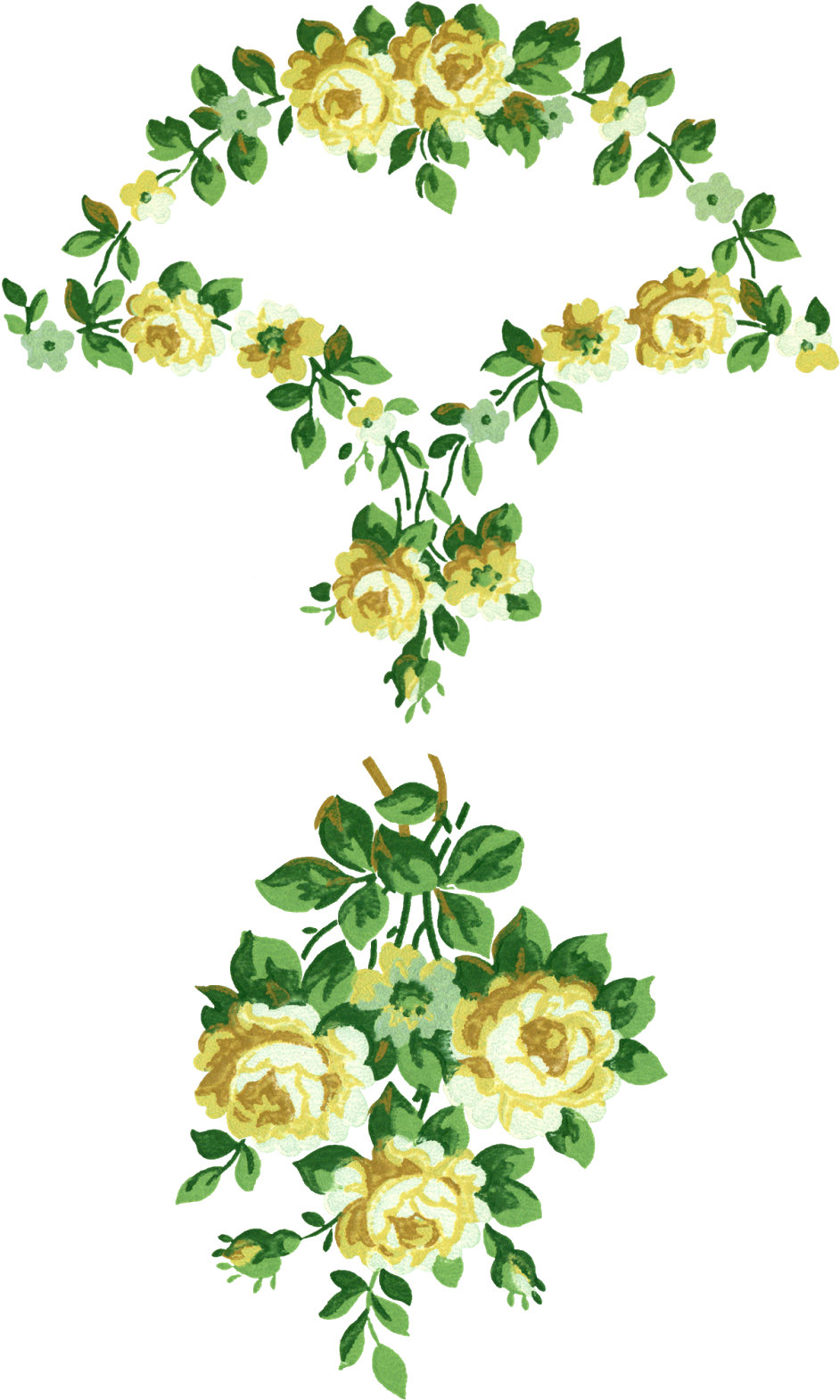 Rose Flower Designs Clip Art Download - Png Download (1237x1600), Png Download
