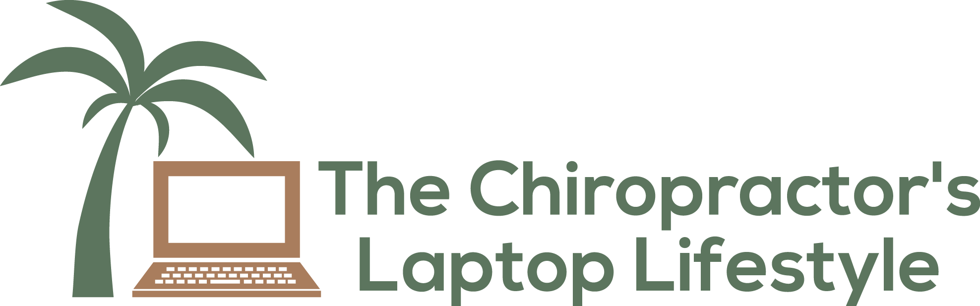 The Chiropractor's Laptop Lifestyle - Poster Clipart (1976x617), Png Download