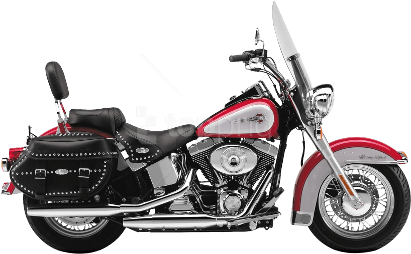 Harley Heritage Softail 2009 Clipart (850x541), Png Download
