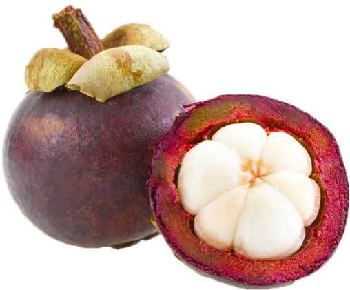 Citrus Fruit Png Free File - Mangosteen Half Clipart (638x543), Png Download