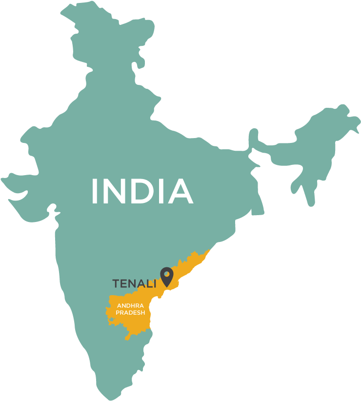 With Over 70% Of India's Population Living In 550,000 - Map Of India Clipart (740x822), Png Download