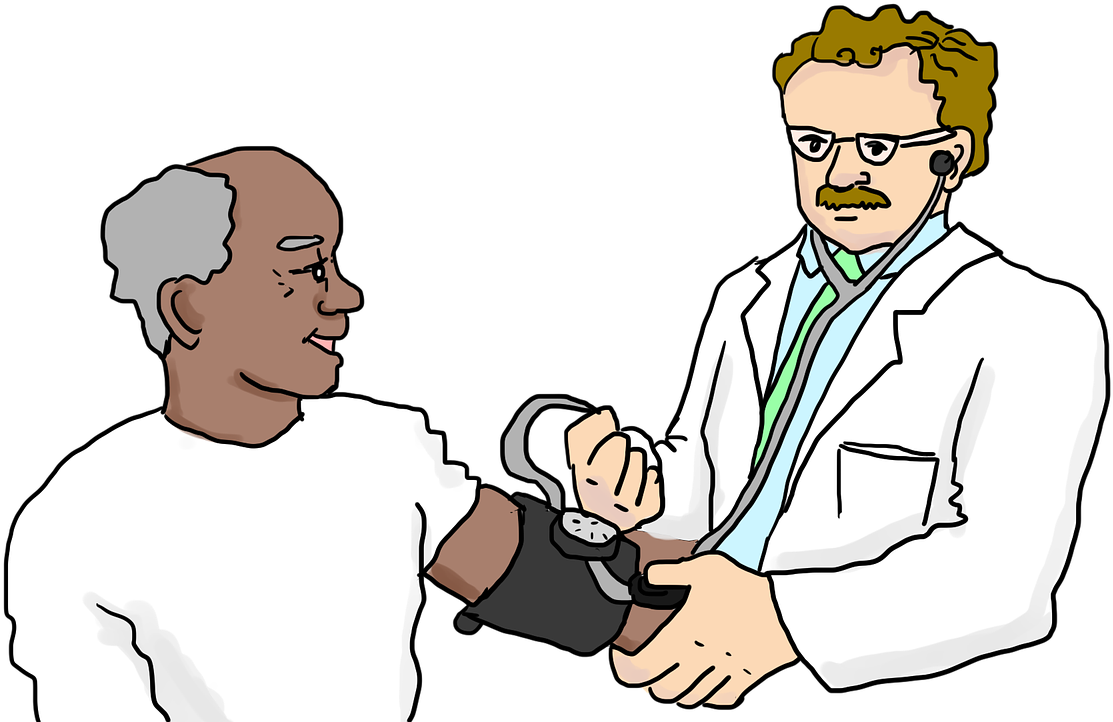 Blood Pressure Stethoscope Medical Check Up Cartoon Png Clipart Large Size Png Image Pikpng