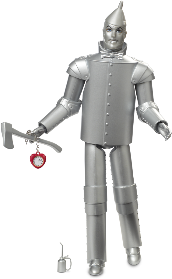 The Wizard Of Oz™ Tin Man™ Doll Barbiecollector - Tin Man Wizard Of Oz Costume Clipart (640x950), Png Download