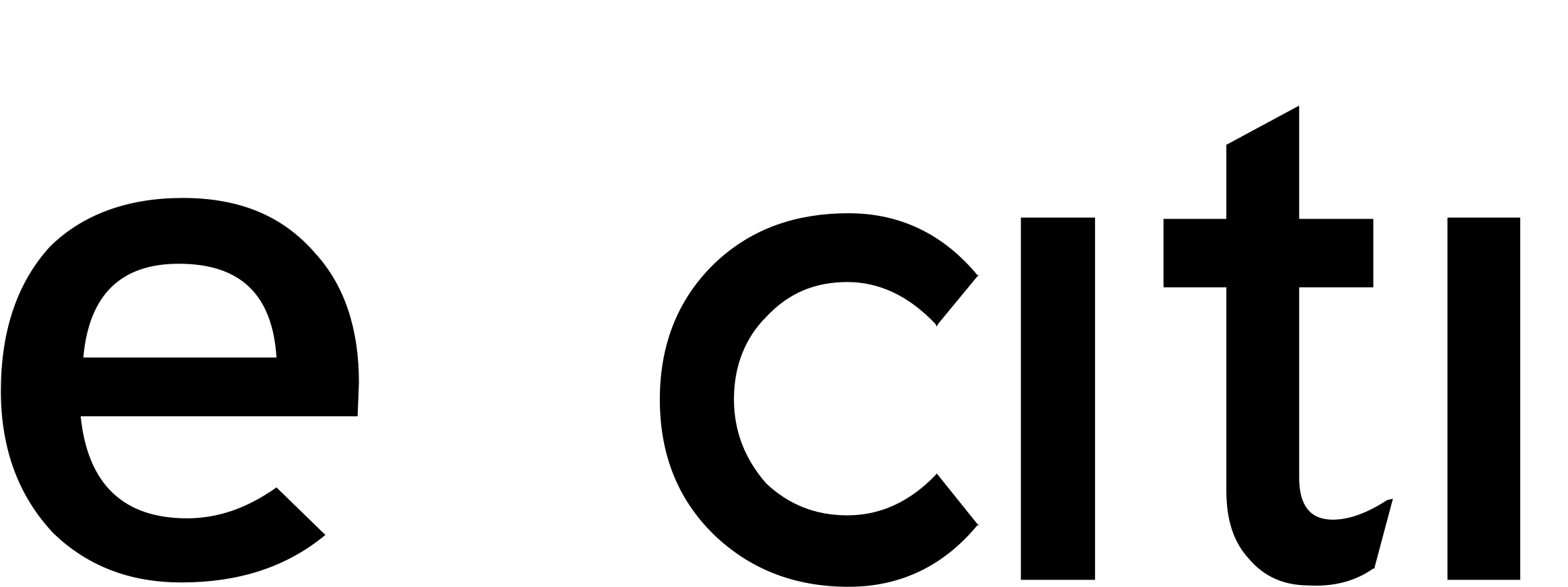 E Citi Logo Black And White - Citi Clipart (2400x2400), Png Download