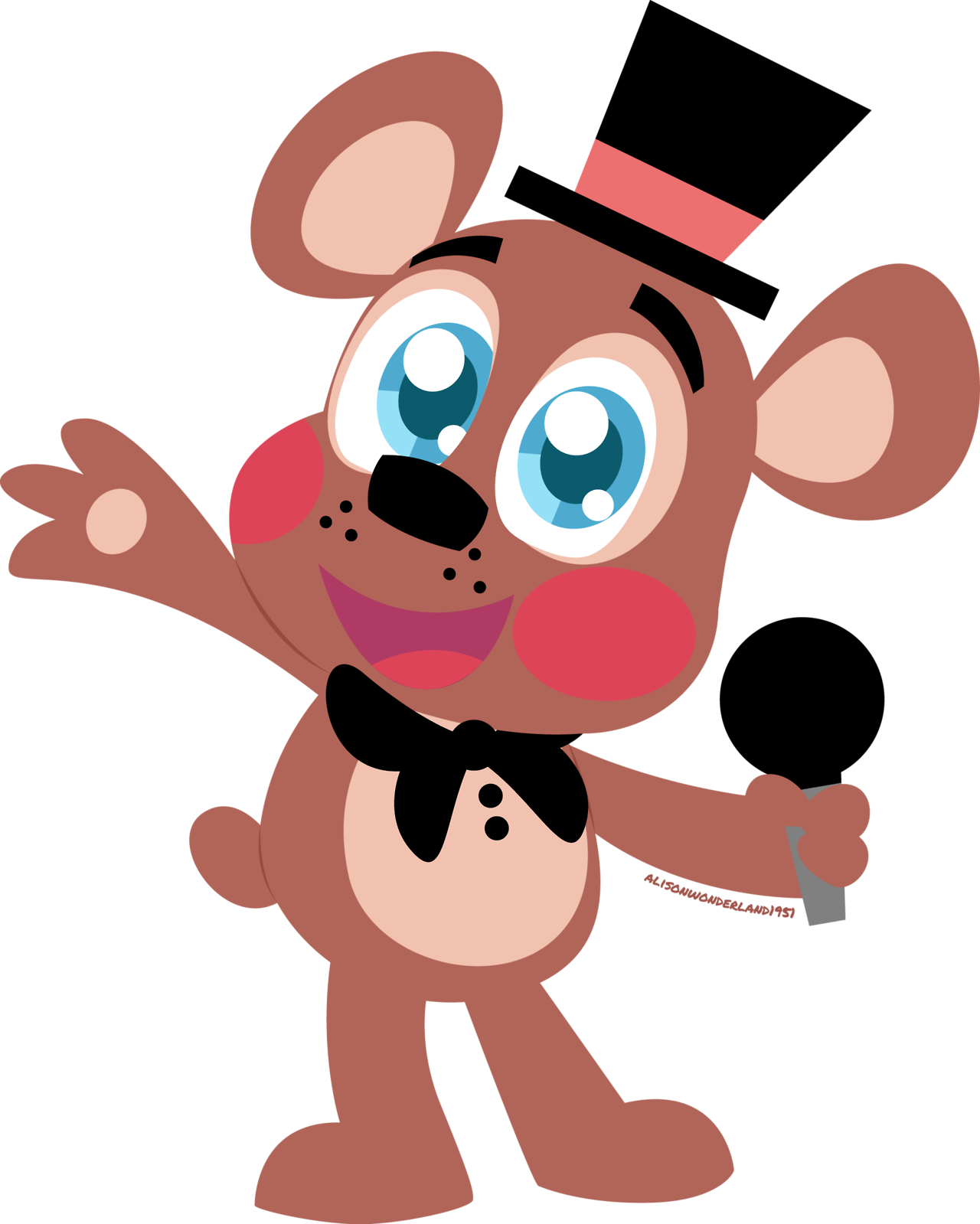 Showbiz Pizza, Chuck E Cheese, Freddy S, Five Nights - Cartoon Clipart (1280x1599), Png Download