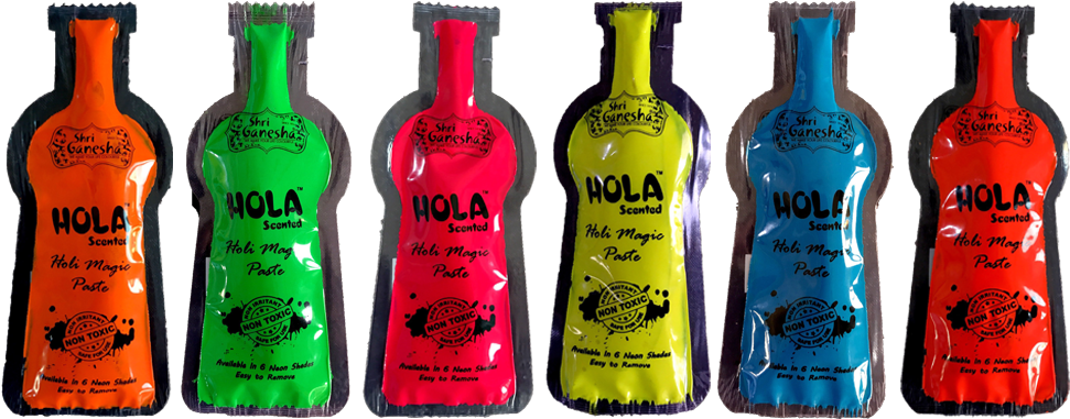 Hola Magic Paste - Glass Bottle Clipart (978x380), Png Download