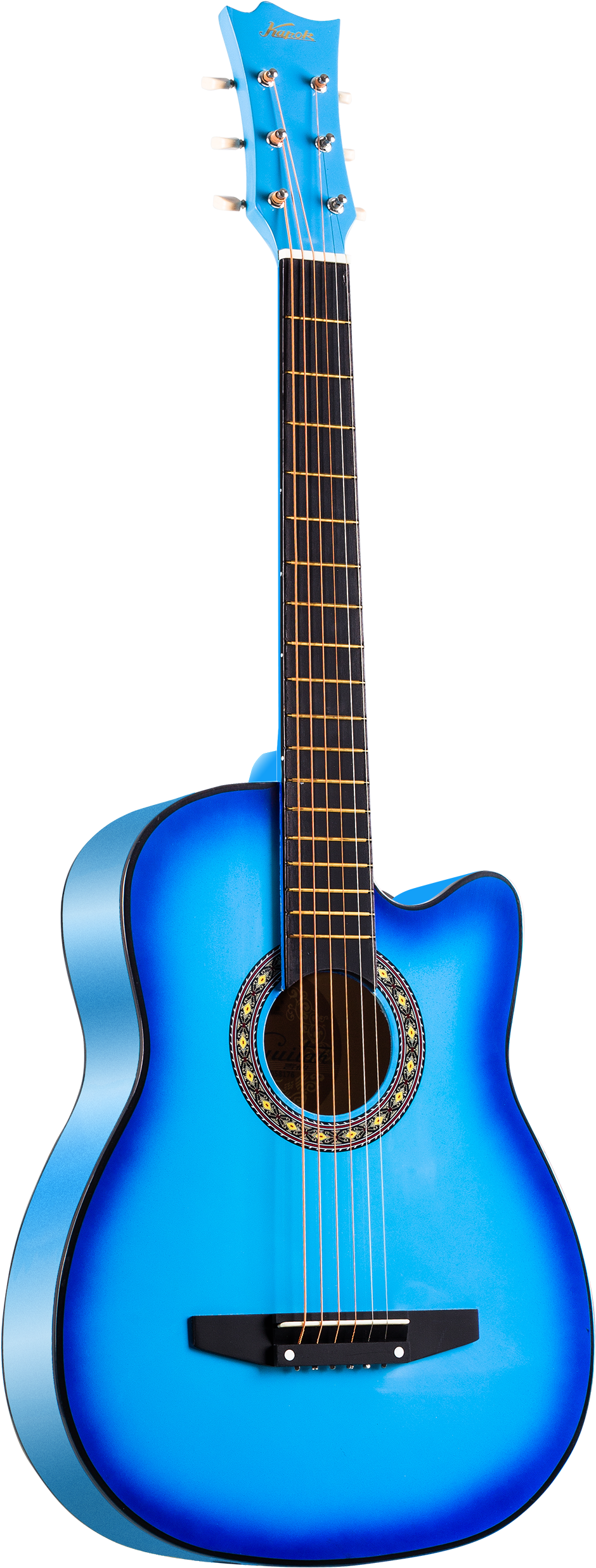 Blue Tiple Guitar Instrument Acoustic-electric Acoustic - Blue Guitar Png Clipart (2000x3000), Png Download