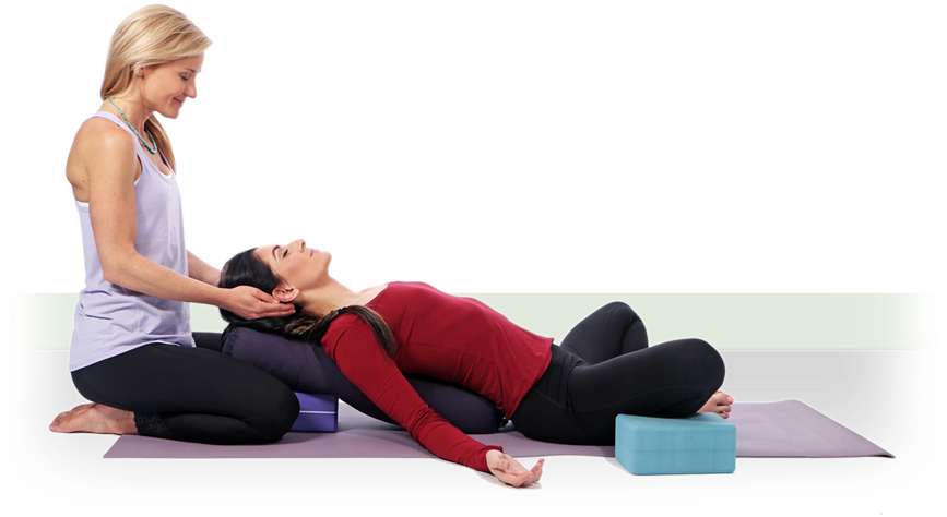 North Shore Restorative Yoga Is A Boutique Yoga Healing - Restorative Yoga Assists Clipart (900x495), Png Download