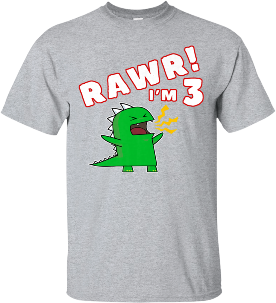 Kids Kids Dinosaur Rawr 3rd Birthday Premium G200 Gildan - Don T Talk To Me I M Counting Shirt Clipart (922x1014), Png Download