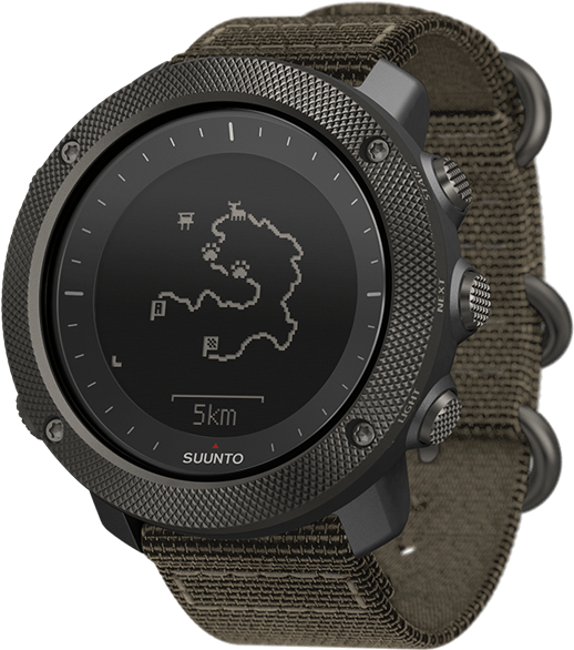 Picture Of Disc Suunto Traverse Alpha Foliage - Suunto Traverse Alpha Foliage Green Clipart (600x600), Png Download