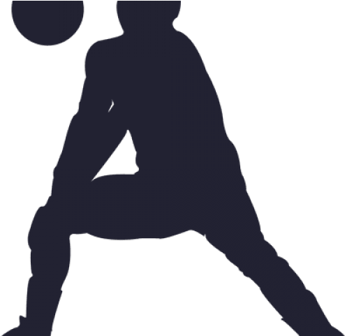 Volleyball Clipart Transparent Background - Silhouette - Png Download (640x480), Png Download