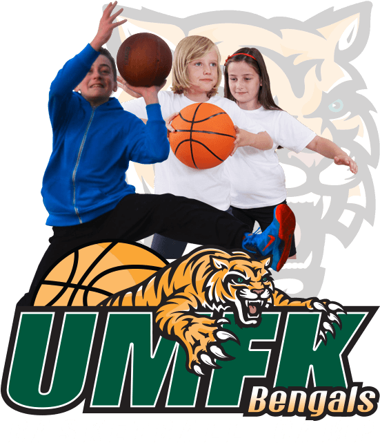 Basketball Camp Logo - University Of Maine At Fort Kent Clipart (570x694), Png Download