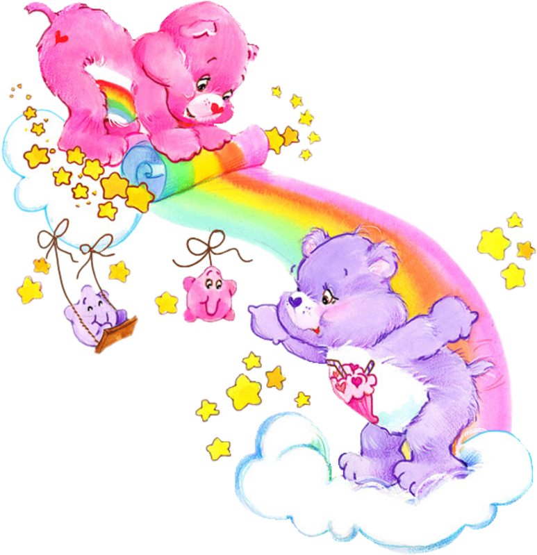 Care Bears By Elena Kucharik - Elena Kucharik Care Bears Clipart (773x799), Png Download