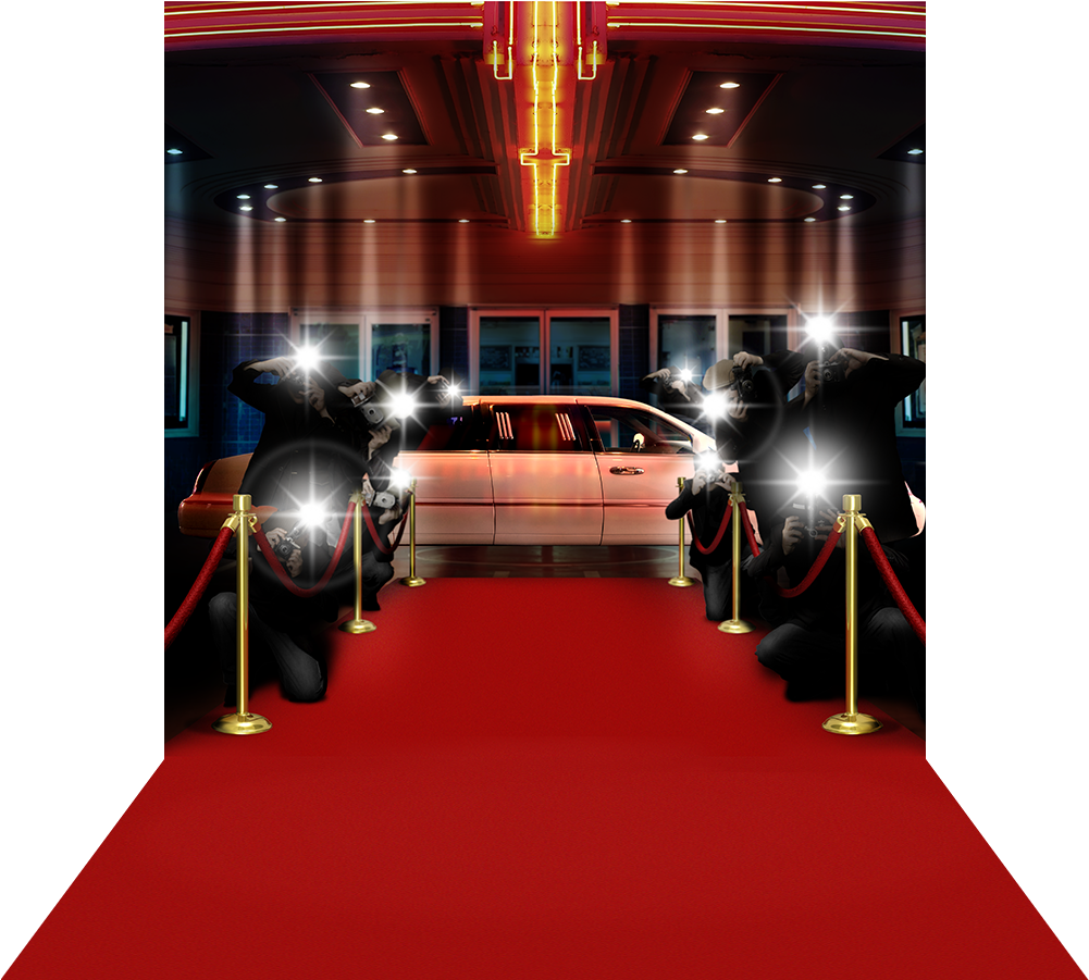 Red Carpet Background Real Clipart (1000x1000), Png Download