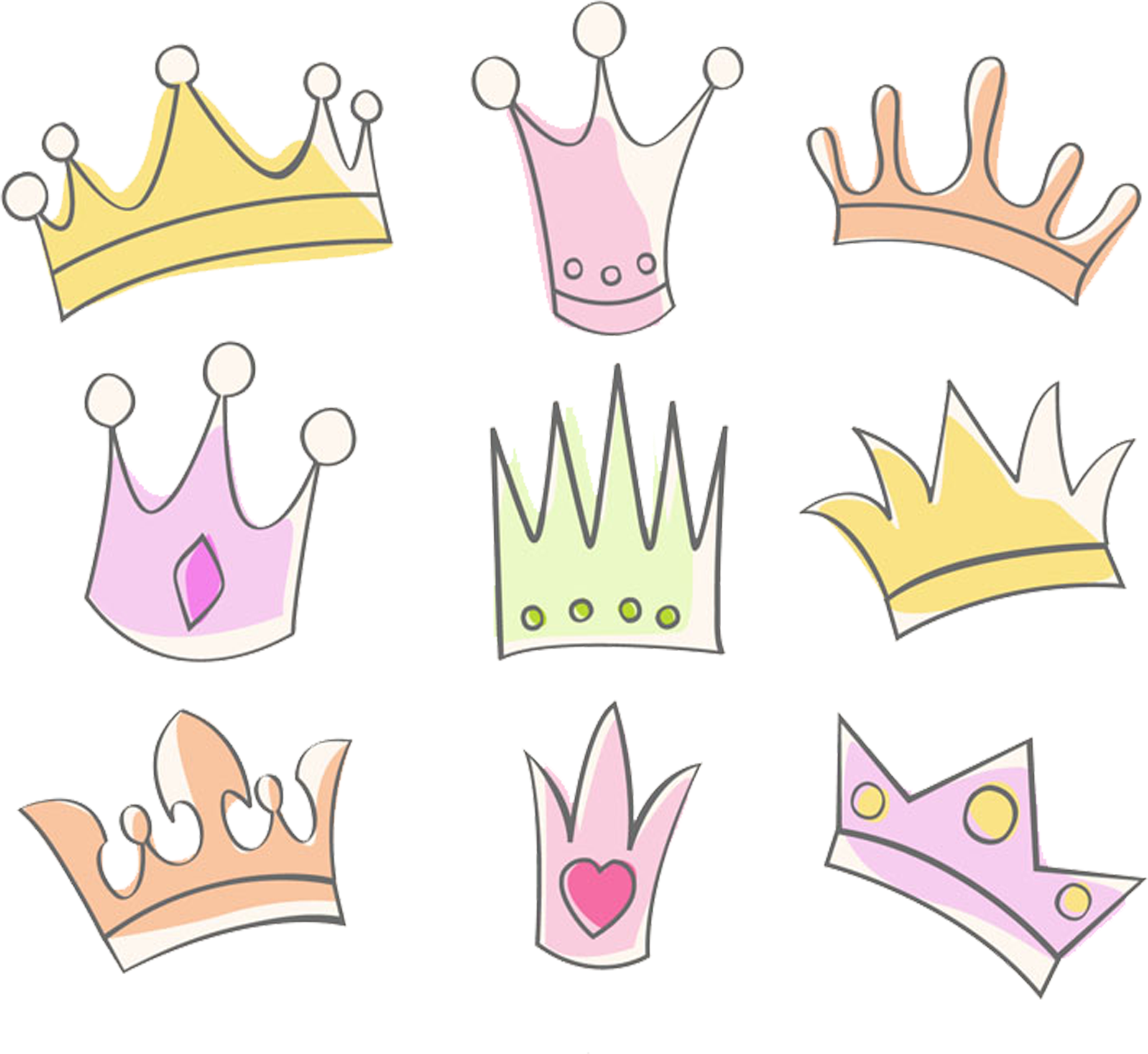 Cartoon Tiara Png , Png Download - Корона Вектор Пнг Clipart (1942x1784), Png Download