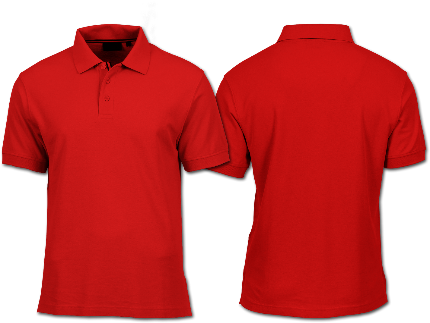 Gembel Keren - Red Polo Shirt Mockup Clipart (1600x1156), Png Download