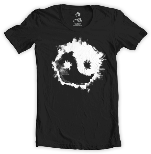 Yin & Yang T-shirt - Mom's Spaghetti T Shirt Clipart (1000x1000), Png Download