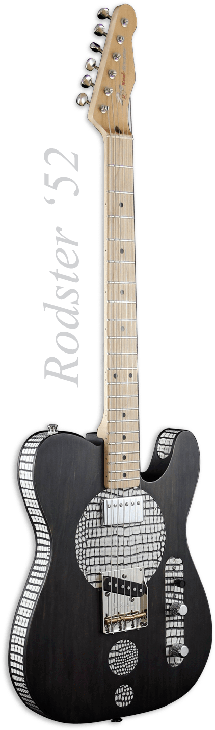 Rodster '52 Guitar - Guitar Clipart (470x1440), Png Download
