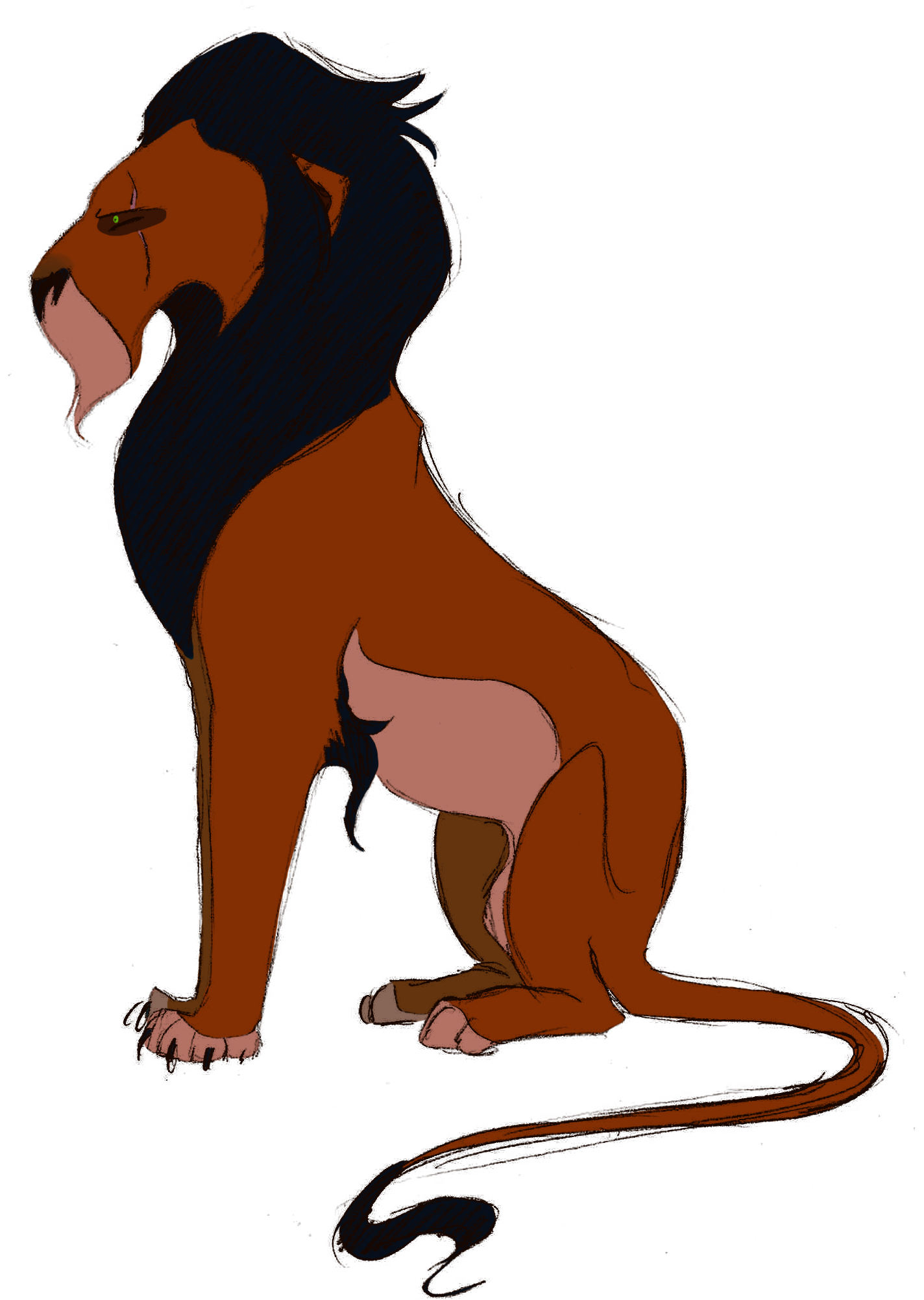 Masai Lion , Png Download - Masai Lion Clipart (1424x2003), Png Download