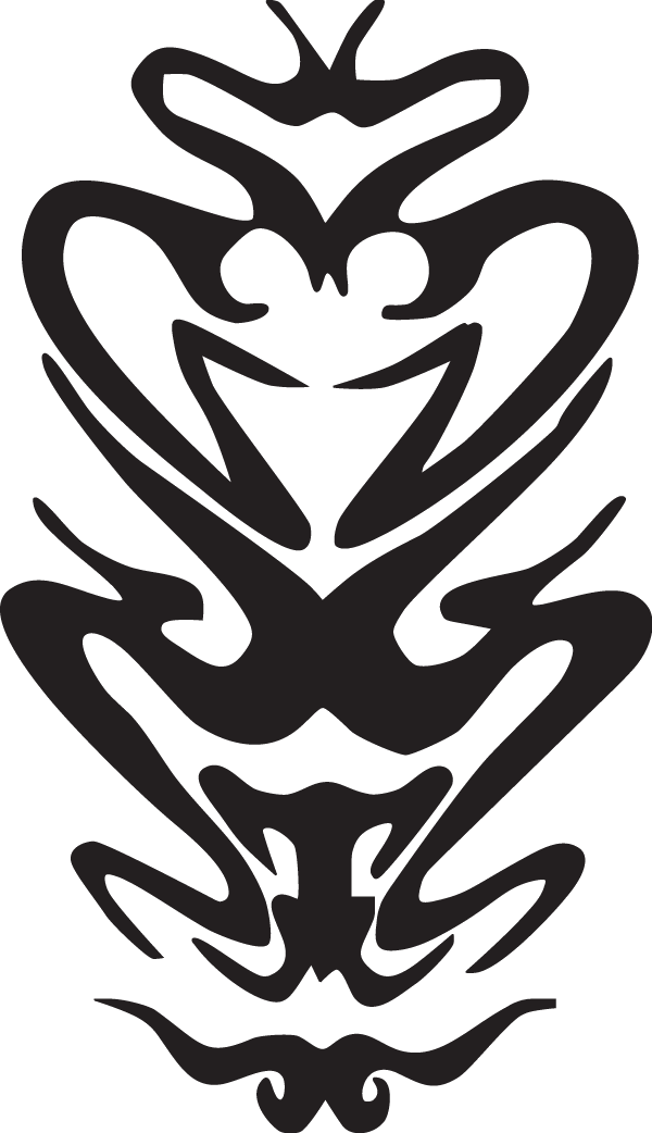 Aztec Tribal Decal - Emblem Clipart (600x1042), Png Download