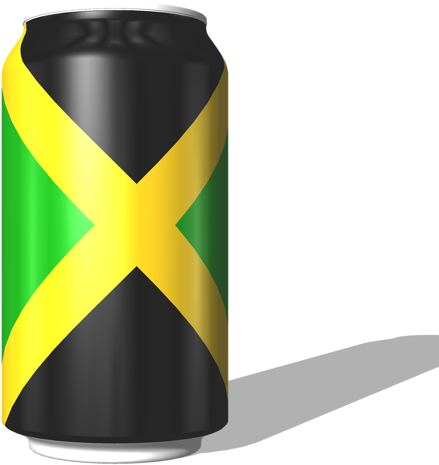 Jamaica 3d The National Flag - Bandeira Da Jamaica Imagem Png Clipart (1280x1280), Png Download