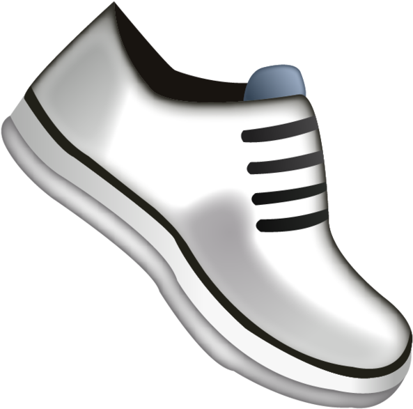 Shoe Emoji Png - Shoes Emoji Clipart (600x600), Png Download