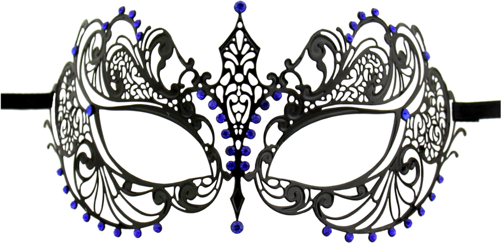 Masquerade Masks Png Purple White Svg Download - Fifty Shades Darker Mask Clipart (1005x487), Png Download