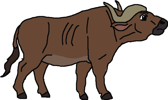 Cape Buffalo Png Pic - Buffalo Clipart Transparent Background (764x444), Png Download