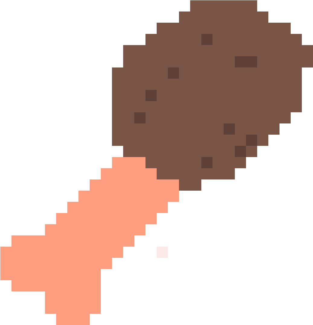 Random Chicken Leg - Minecraft Wood Axe Texture Clipart (1184x1184), Png Download