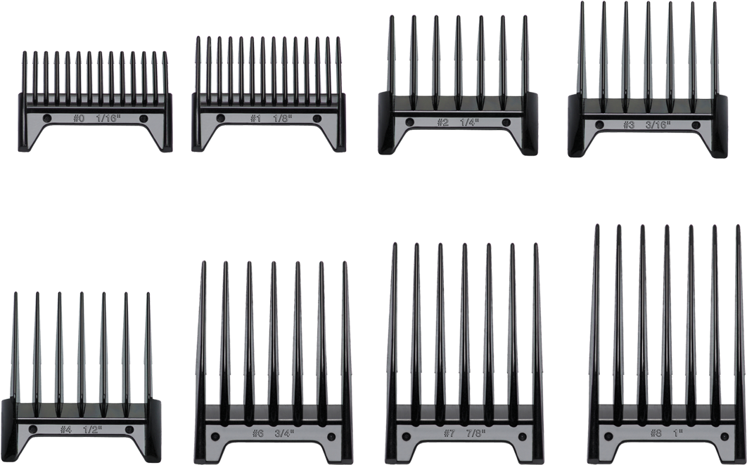 Oster® 8pc Comb Attachment Set For Adjustable Blade - Oster Comb Attachment Clipart (1600x1600), Png Download