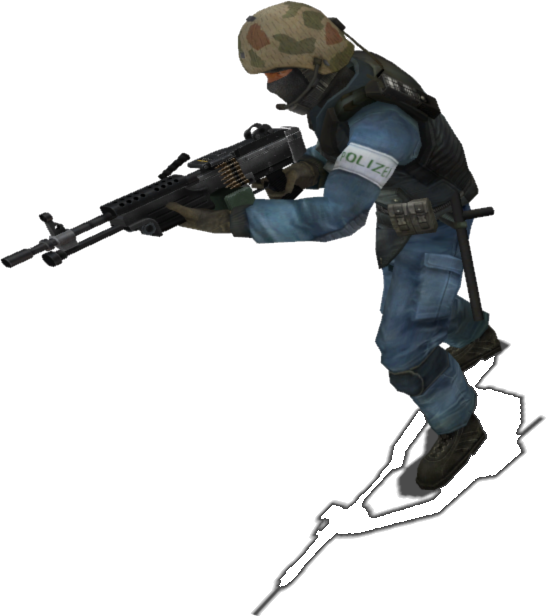 Csgo Counter Terrorist Png - Counter Strike Source Gsg9 Clipart (546x616), Png Download