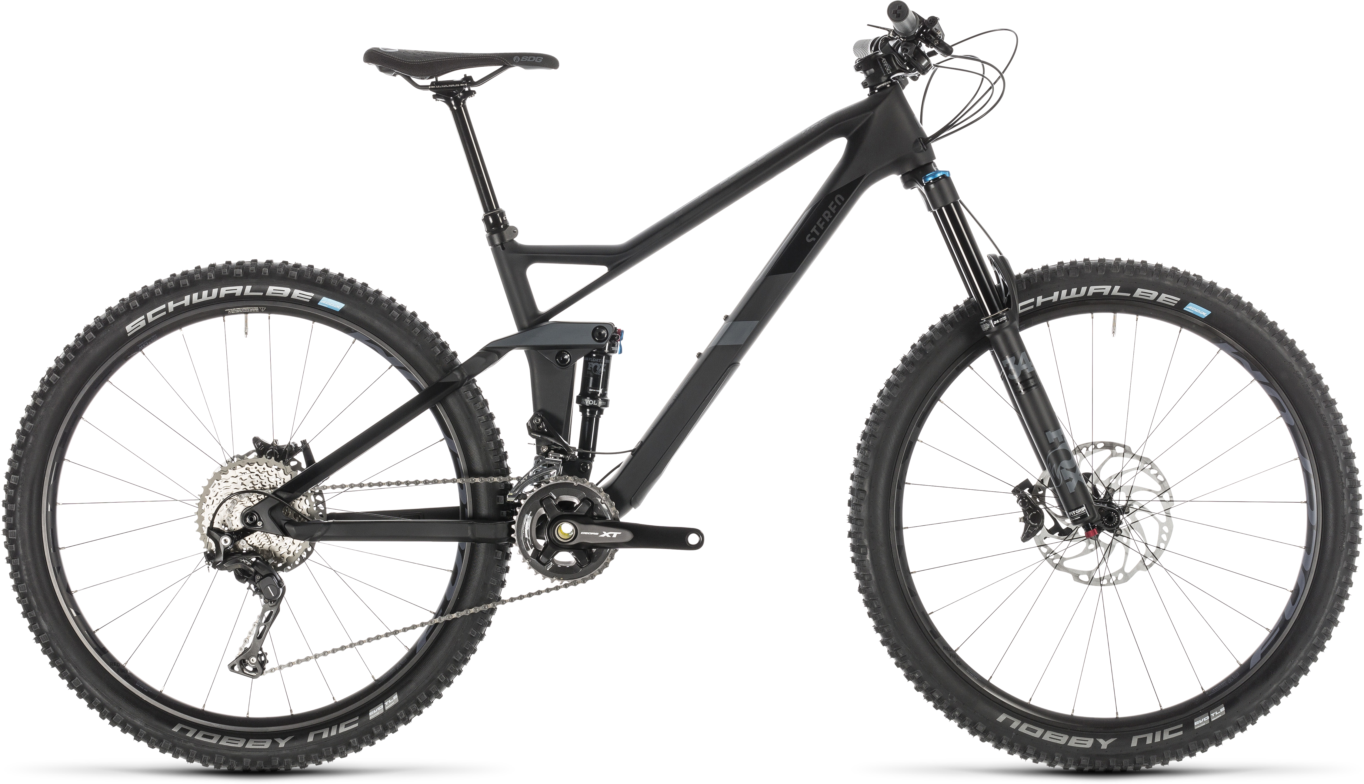 Cube Stereo 140 Hpc Sl 2019 Mountain Bike - Santa Cruz Nomad Al Clipart (4500x2654), Png Download
