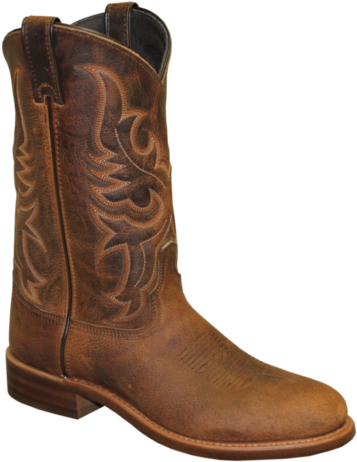 Abilene Mens Western Bison Stockmen Boot 6726 Tracie's - Work Boots Clipart (520x600), Png Download