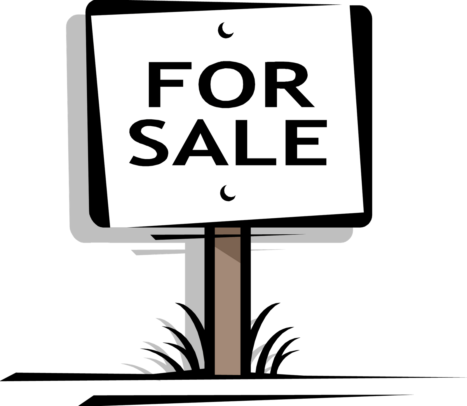 For Sale Sign Template - Sale By Owner Clipart (1600x1391), Png Download