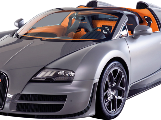 Bugatti Png Transparent Images - Bugatti Veyron Grand Sport Vitesse Silver Clipart (640x480), Png Download