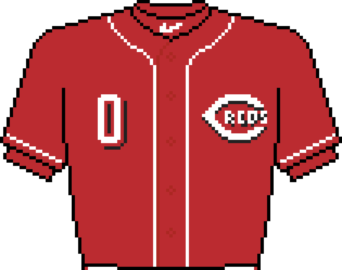 Cincinnati Reds - Pixel Art Clipart (1155x913), Png Download