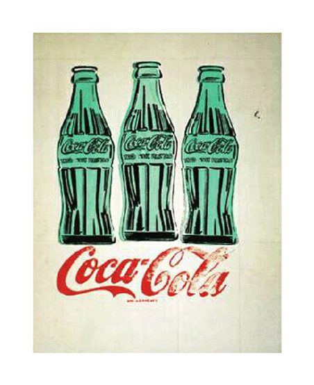3 Coke Bottles - Andy Warhol Coca Cola 3 1962 Clipart (600x600), Png Download