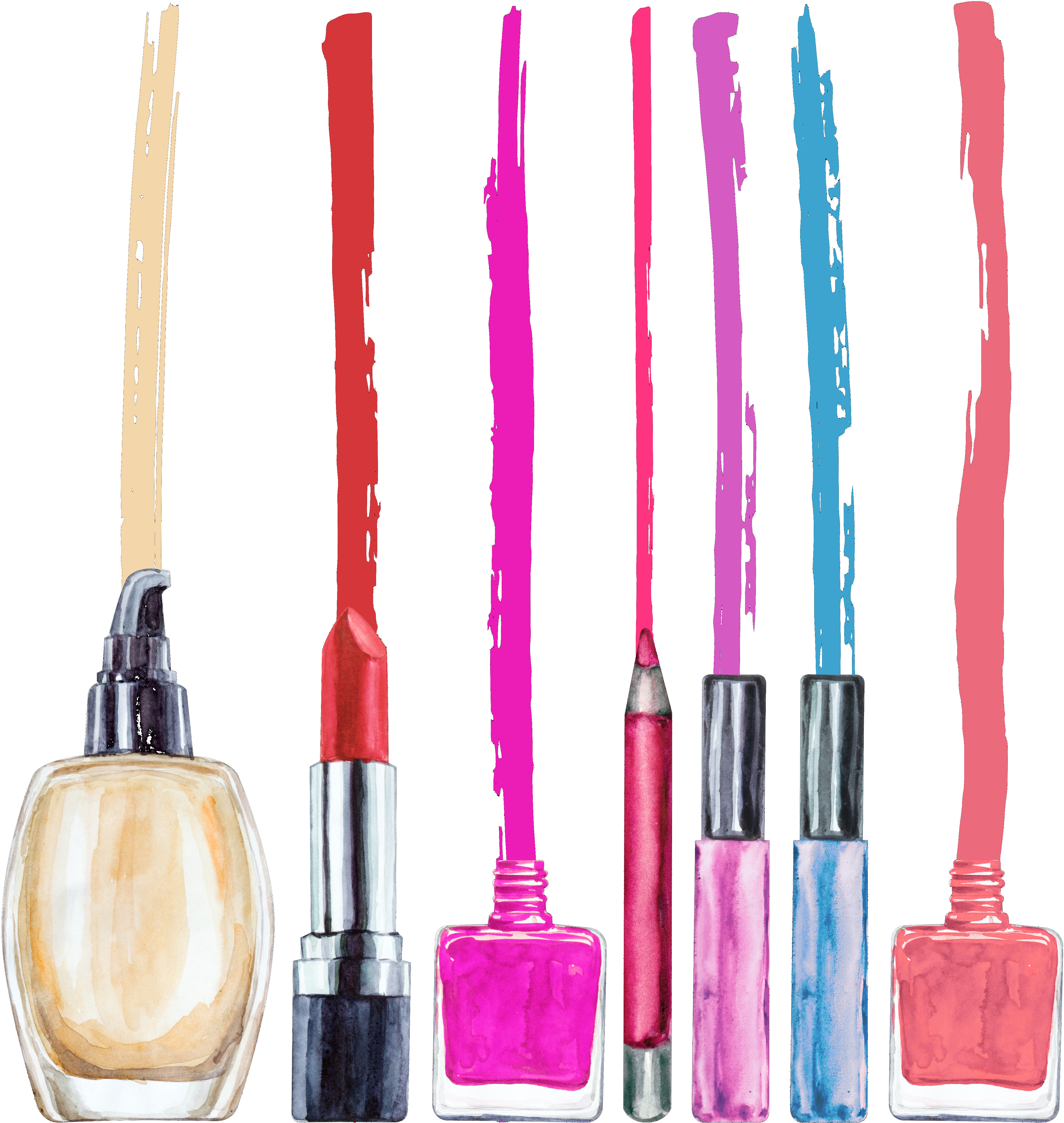 Makeup Tools Png - Makeup Tools Clipart Png Transparent Png (5000x5000), Png Download