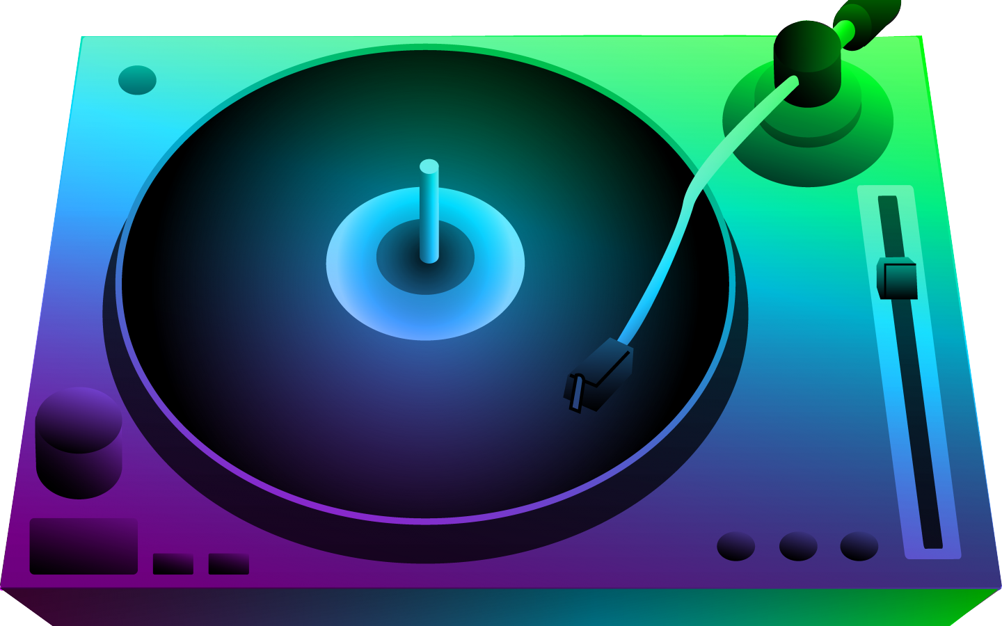 Turntable Clipart - Png Download (1440x900), Png Download