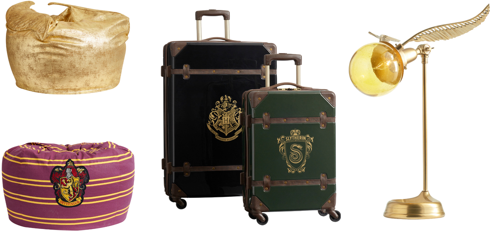 Pottery Barn Harry Potter Luggage , Png Download - Pottery Barn Harry Potter Luggage Clipart (988x467), Png Download